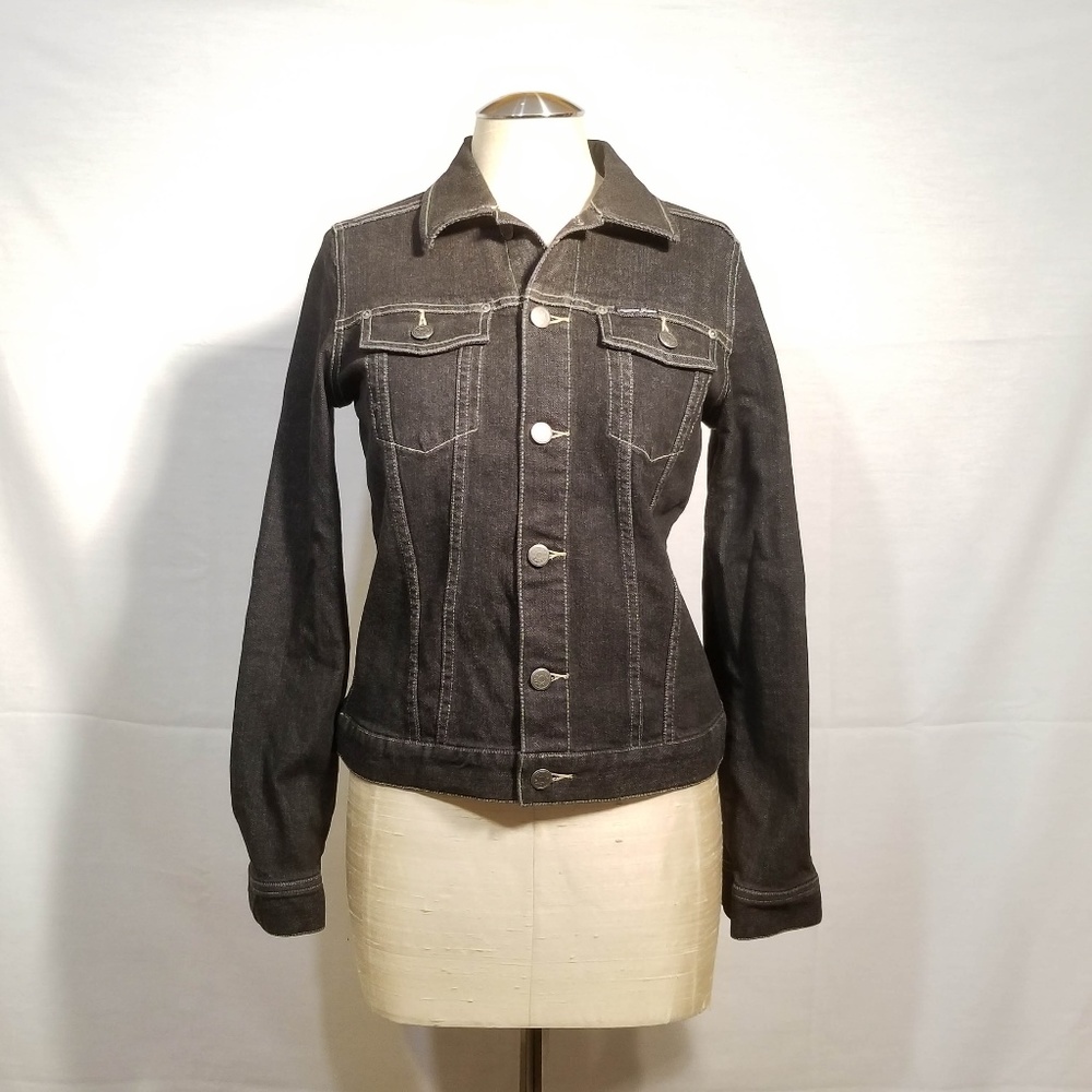 Nautica Jeans Black Denim Jacket